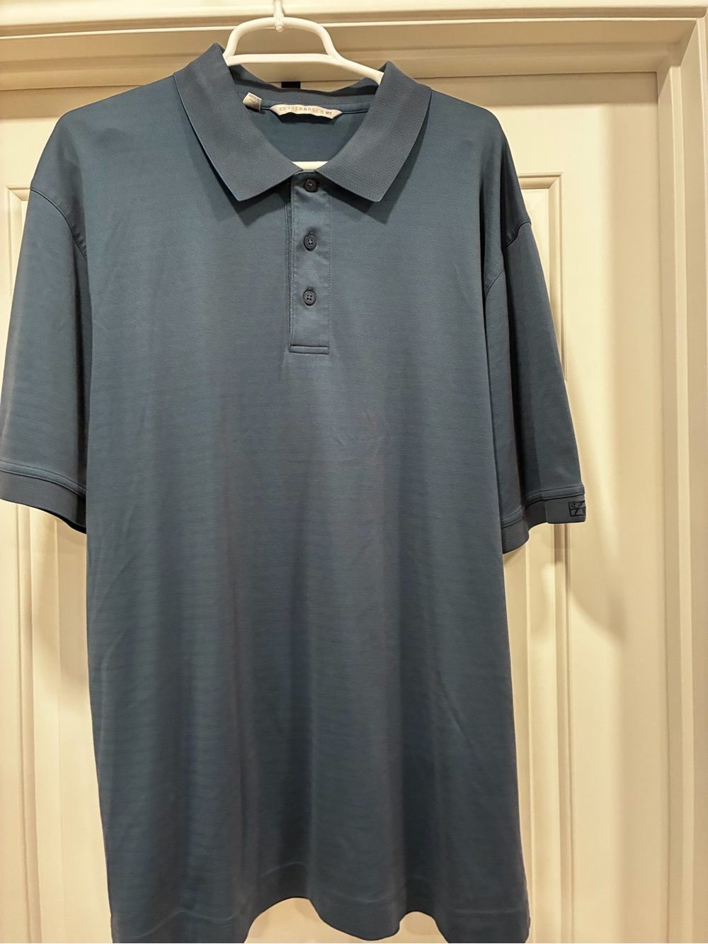 Cutter & Buck Men's Short-Sleeve Polo Shirt in Dusty Blue